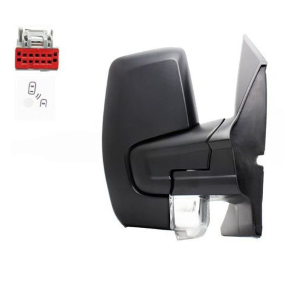 Rétroviseur électrique droit, convexe, chauffant, rabattable, avec feu clignotant, side (10 broches)
